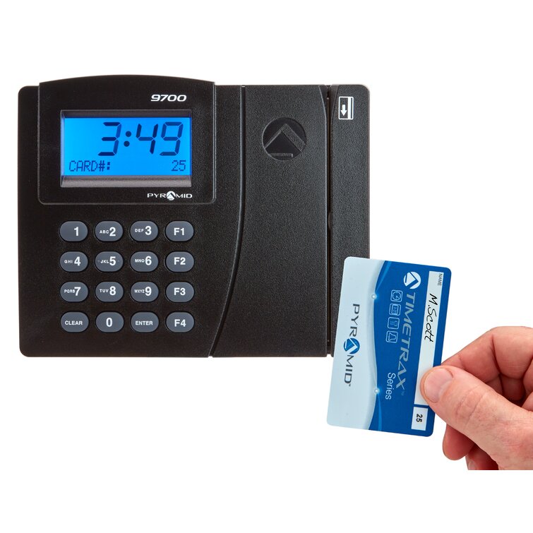 Pyramid Timetrax Elite Swipe Card Time Clock System Wayfair Canada
